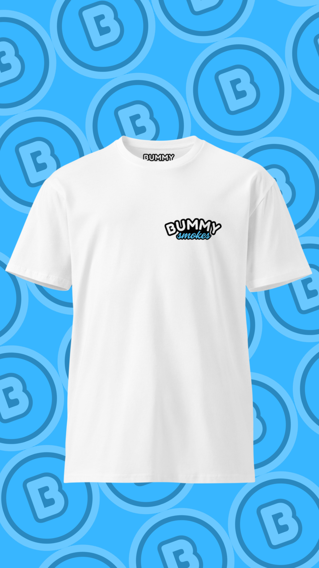 'Blue Dream' White Tee