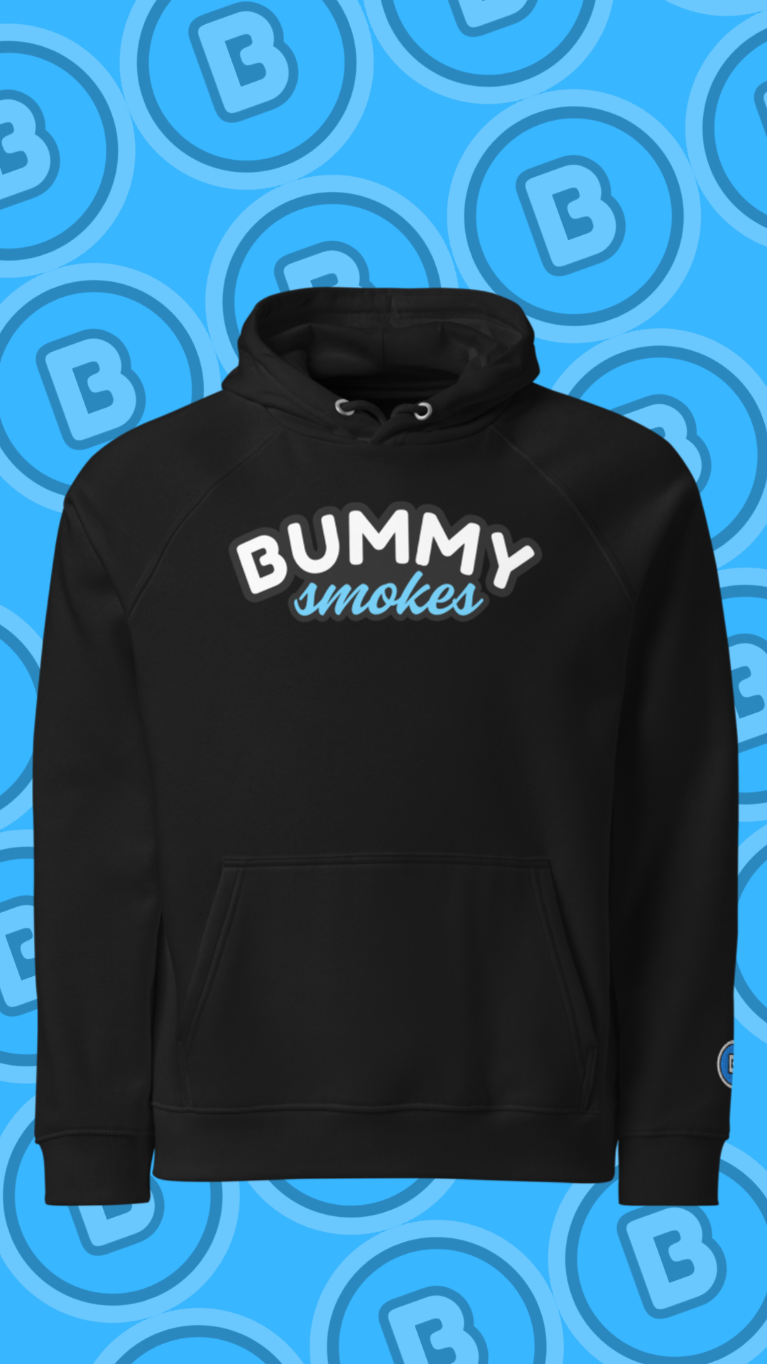 'Blue Dream' Black Hoodie