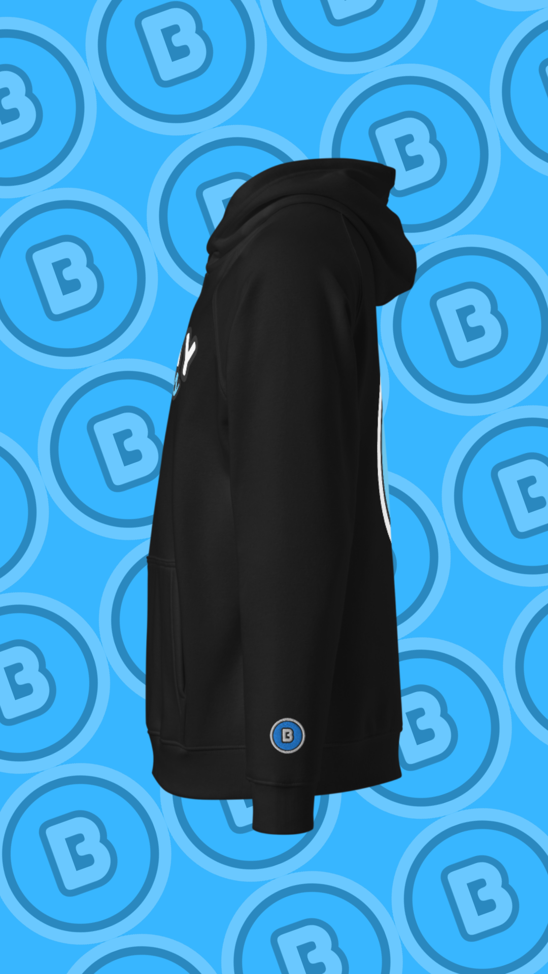 'Blue Dream' Black Hoodie